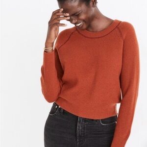Madewell Cashmere Shrunken Sweatshirt